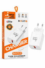 A white BOLIT+ 425W Super Link fast charger