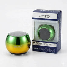OCTO Mini Speakers 5W - Green & Golden