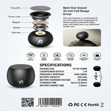 OCTO Mini Speakers 5W - Green & Golden