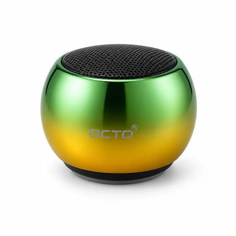 OCTO Mini Speakers 5W - Green & Golden
