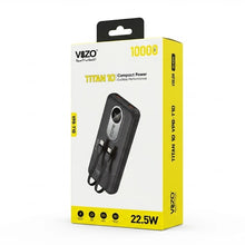 Original Titan 10 VPB-T10 10000mAh Power Bank – 22.5W Quick Charge 3.0 with Dual Built-In Cables