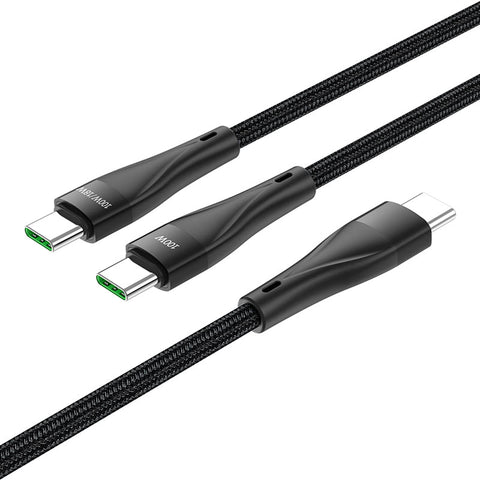 Super Fast Charging Type C To C-C -Black